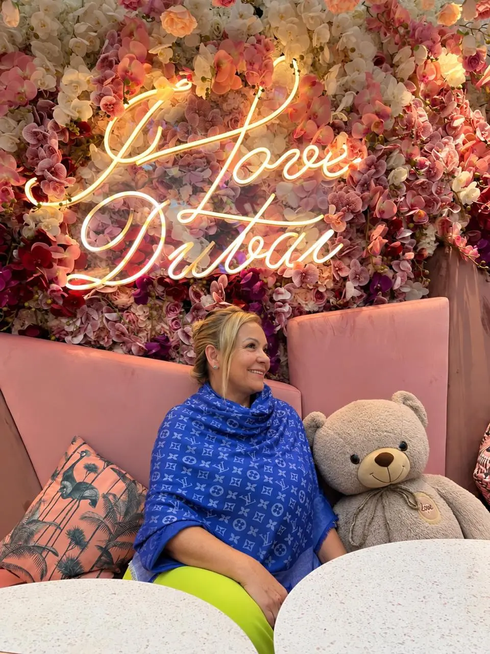 Sandra Martins vivendo uma experiência em Dubai